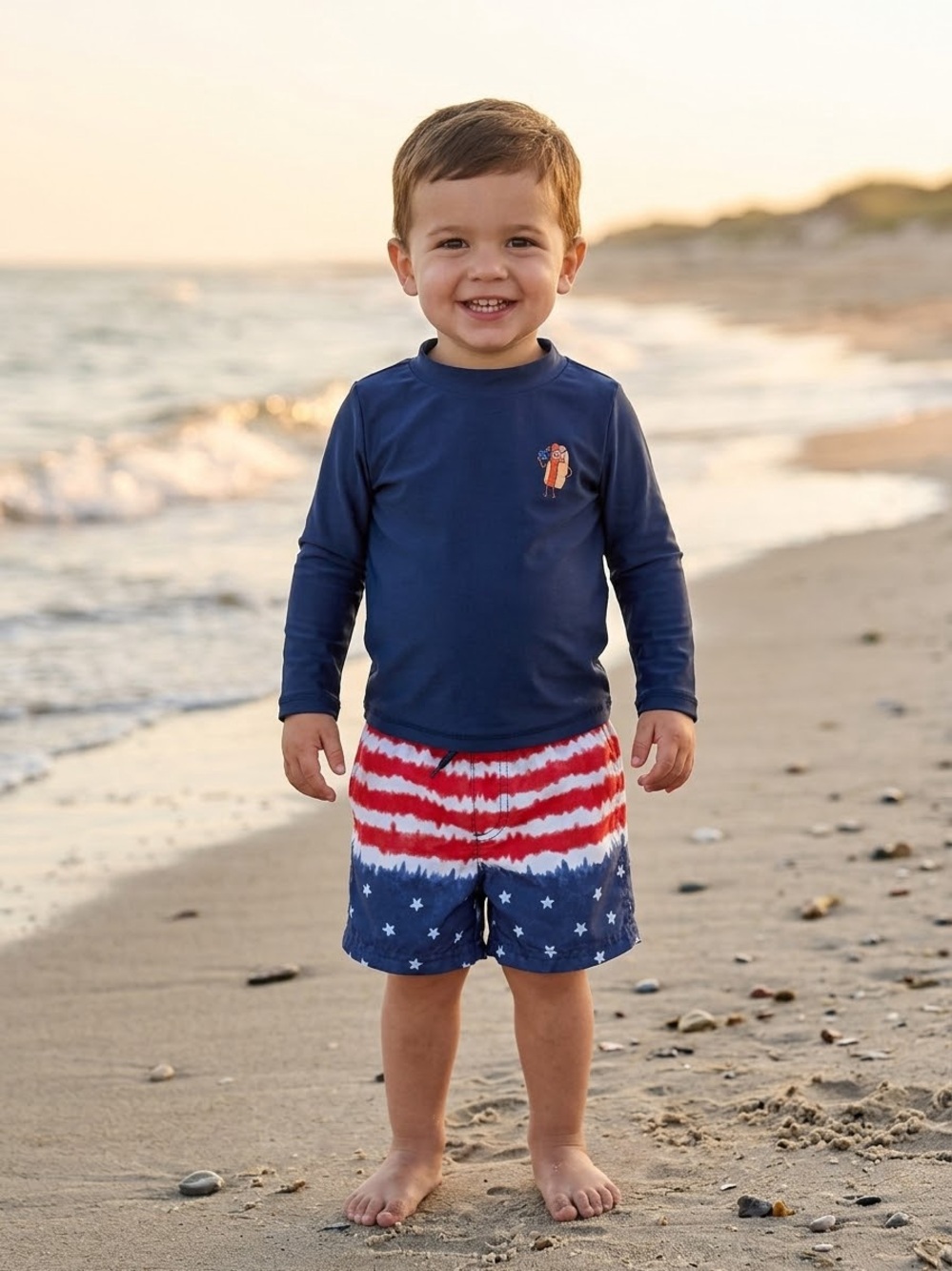 🎉 (18m) Carter’s Toddler Boy Patriotic 2PC Swim Set
